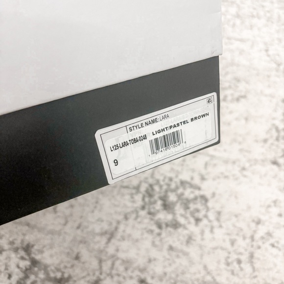 NWB Larroude Lara Knee High Combat Boot Tobacco - Picture 6 of 14